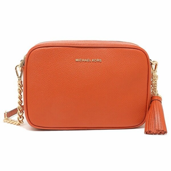 Michael Kors Deep Orange Crossbody Bag!! - Picture 1 of 9